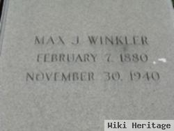 Max J Winkler