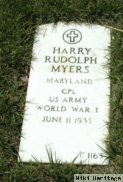 Harry Rudolph Myers