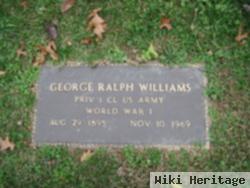 Pfc George Ralph Williams