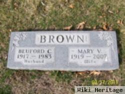 Mary V Brown