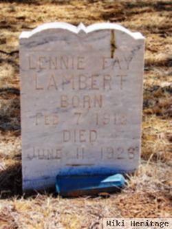 Lennie Fay Lambert