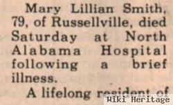 Mary Lillian Seay Smith