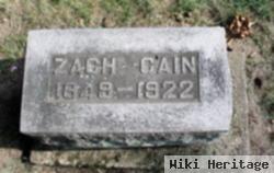 Zacharia "zach" Cain