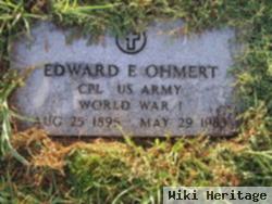 Edward E Ohmert