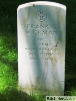 Frank G Wickman