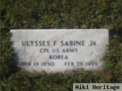 Ulysses Franklin Sabine, Jr