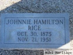 Johnnie Hamilton Rice