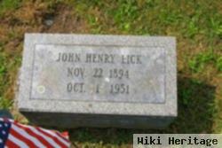 John Henry Lick