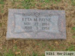 Etta M Payne