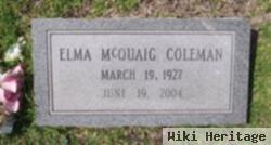 Elma Mcquaig Coleman