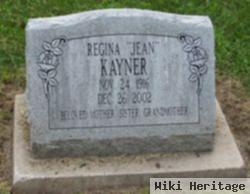 Regina "jean" Kayner