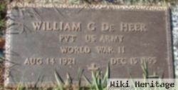 Pvt William C. De Heer