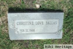 Christine Love Fallas