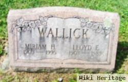 Miriam H Wallick