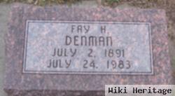 Fay H. Denman