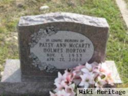 Patsy Ann Mccarty Horton
