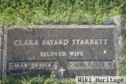 Clara Fayard Starrett