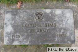 Loyd L Sims