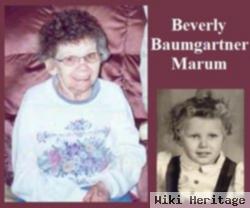 Beverly "bev" Baumgartner Marum