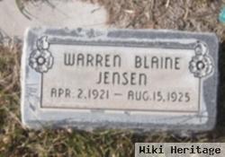 Warren Blaine Jensen