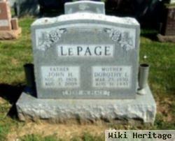 Dorothy Lee Rackers Lepage