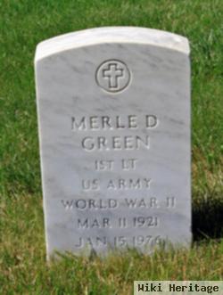 Merle D Green