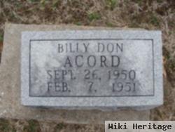 Billy Don Acord