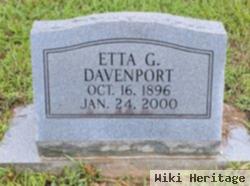 Etta G Davenport