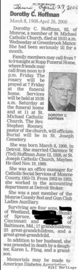 Dorothy C. Drome Hoffman