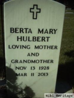 Berta Mary Peterson Hulbert