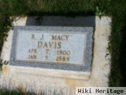 Raymond J "macy" Davis