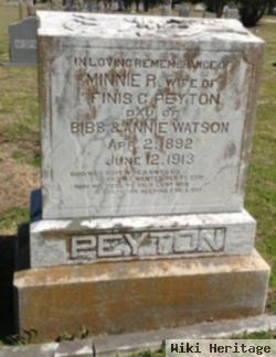 Minnie R Watson Peyton