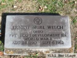 Pvt Ernest Murl Welch