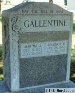 Solomon Davis "saul" Gallentine