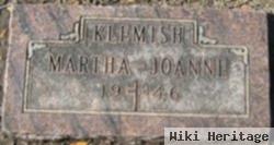 Martha Joanne Klemish