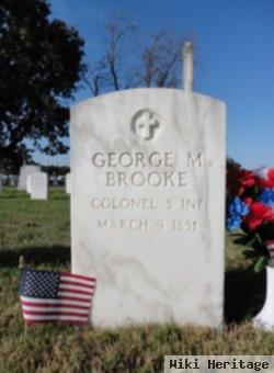 George M Brooke