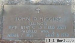 John D Higgins
