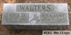 Rhea G Knapp Walters