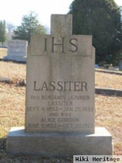 Rev Benjamin Skinner Lassiter