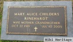 Mary Alice Childers Rinehardt