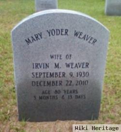 Mary Yoder Weaver