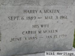 Harry A Mckeen