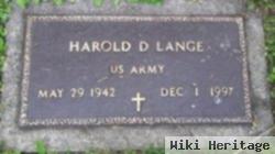 Harold D "tuggy" Lange