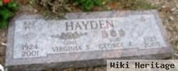 George A "bud" Hayden