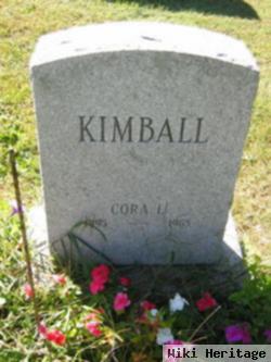 Cora L. Kimball