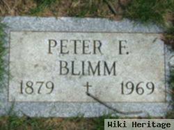 Peter F Blimm