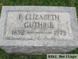 Fannie Elizabeth Guthrie