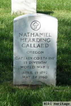 Capt Nathaniel Hearding Callard