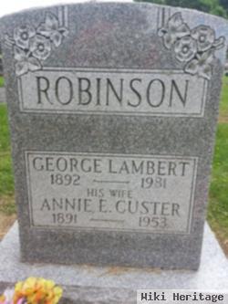 Annie E Custer Robinson