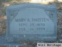 Mary A Jernigan Haisten